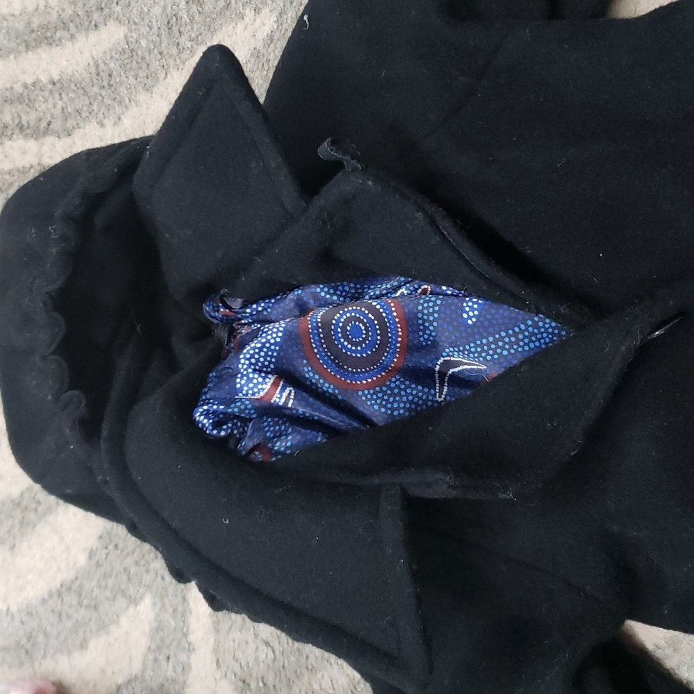 Handmade Baby Coat with removable Hood 90s